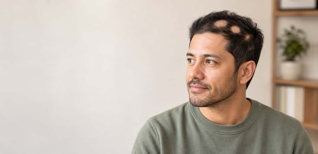 A calm dermatology conversation about scalp and hair health.